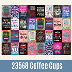 16 oz Travel Mug Assortment Floor Display - 24 Pieces Per Retail Ready Display 88433 NOVELTY INC