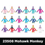 Plush Mohawk Monkey Assorted Floor Display - 30 Pieces Per Retail Ready Display 88436 KIPP BROTHERS