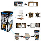 Merchandising Fixture - Corrugated Torch Blue Multi-Tool Floor Display ONLY 973110