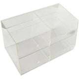 Merchandising Fixture - Acrylic Four Bin Bulk Display 973300