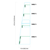 Merchandising Fixture - Corrugated Smokezilla Pre-Priced 2 Piece Floor Display ONLY 975300