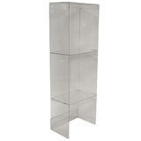 Merchandising Fixture - Lucite Three Shelf Blunt Rack ONLY 988910
