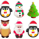 Squish and Squeeze Christmas Toy - 12 Pieces Per Pack 23491 KIPP BROTHERS
