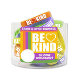 WHOLESALE BE KIND SILICONE WRISTBAND  24 PIECES PER DISPLAY KP4171