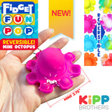 Fidget Pop Mini Octopus Toy - 24 Pieces Per Retail Ready Display 22870
