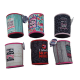 Neoprene Rhinestone Can and Bottle Cooler Coozie - 6 Per Retail Ready Display 23131