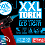 XXL Torch Lighter with LED Light - 12 Pieces Per Retail Ready Display 22225MN