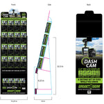 Dash Cam Floor Display - 24 Pieces Per Retail Ready Display 88389 GADGET GEAR