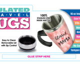 WHOLESALE PRINTED COFFEE CUP FLOOR DISPLAY 24 PIECES PER DISPLAY 88388