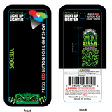 Light-Up Lighter with Blister Pack - 12 Pieces Per Pack 23282