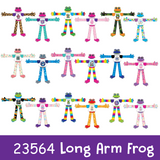 Plush Long Arm Frog Assortment Floor Display - 39 Pieces Per Retail Ready Display 88432