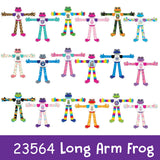 Plush Long Arm Frog Assortment Floor Display - 39 Pieces Per Retail Ready Display 88432 KIPP BROTHERS