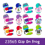 Plush Long Arm Frog Assortment Floor Display - 39 Pieces Per Retail Ready Display 88432