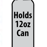 Neoprene Slim Can Cooler with Card Pocket - 6 Pieces Per Retail Ready Display 22472