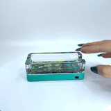 Glass Ashtray with LED Light-Up Design - 6 Per Retail Ready Display 30028