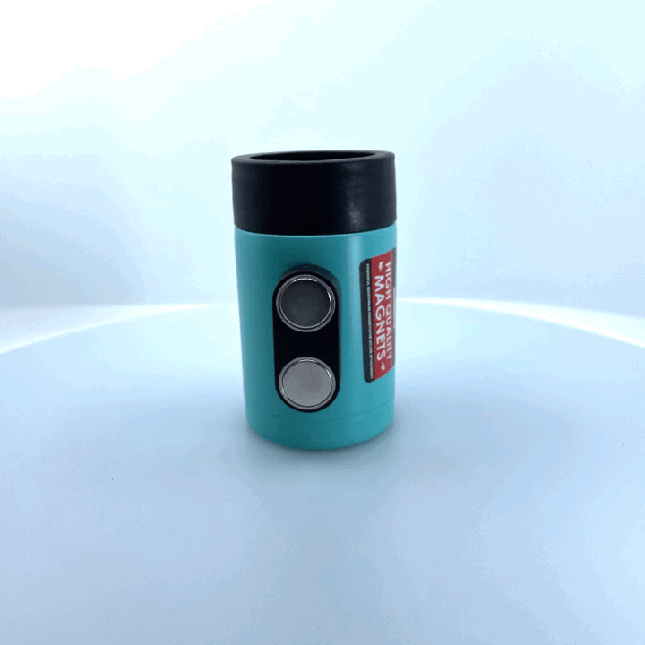 Metal Insulated Magnetic Can and Bottle Cooler - 6 Pieces Per Retail Ready Display 22139 ROUGHNECK