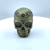 Metal 3 Piece Skull Grinder with Magnetic Closure - 6 Pieces Per Retail Ready Display 23183