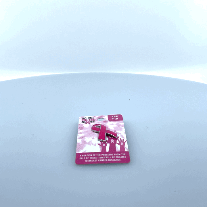 Breast Cancer Awareness Pink Tac Pin - 12 Pieces Per Retail Ready Display 22503 NOVELTY INC