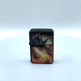 Metal Flip Top Pipe Torch Lighter - 12 Pieces Per Retail Ready Display 26669