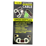 Charging Cable Bottle Opener Assortment - 6 Pieces Per Retail Ready Display 87814