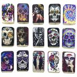 Sugar Skull Dual Torch Lighter - 15 Pieces Per Retail Ready Display 23016