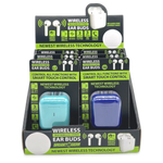 Wireless Earbuds with Case - 6 Pieces Per Retail Ready Display 23635 GADGET GEAR