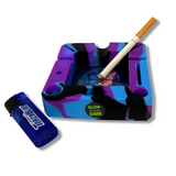 WHOLESALE SILICONE ASHTRAY 6 PIECES PER DISPLAY 23163