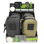 Canvas Tobacco Mini Case with Zipper - 6 Pieces Per Retail Ready Display 23293 SMOKEZILLA