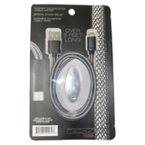 Charging Cable Indestructible USB to Micro USB 3FT - 6 Pieces Per Pack 40079