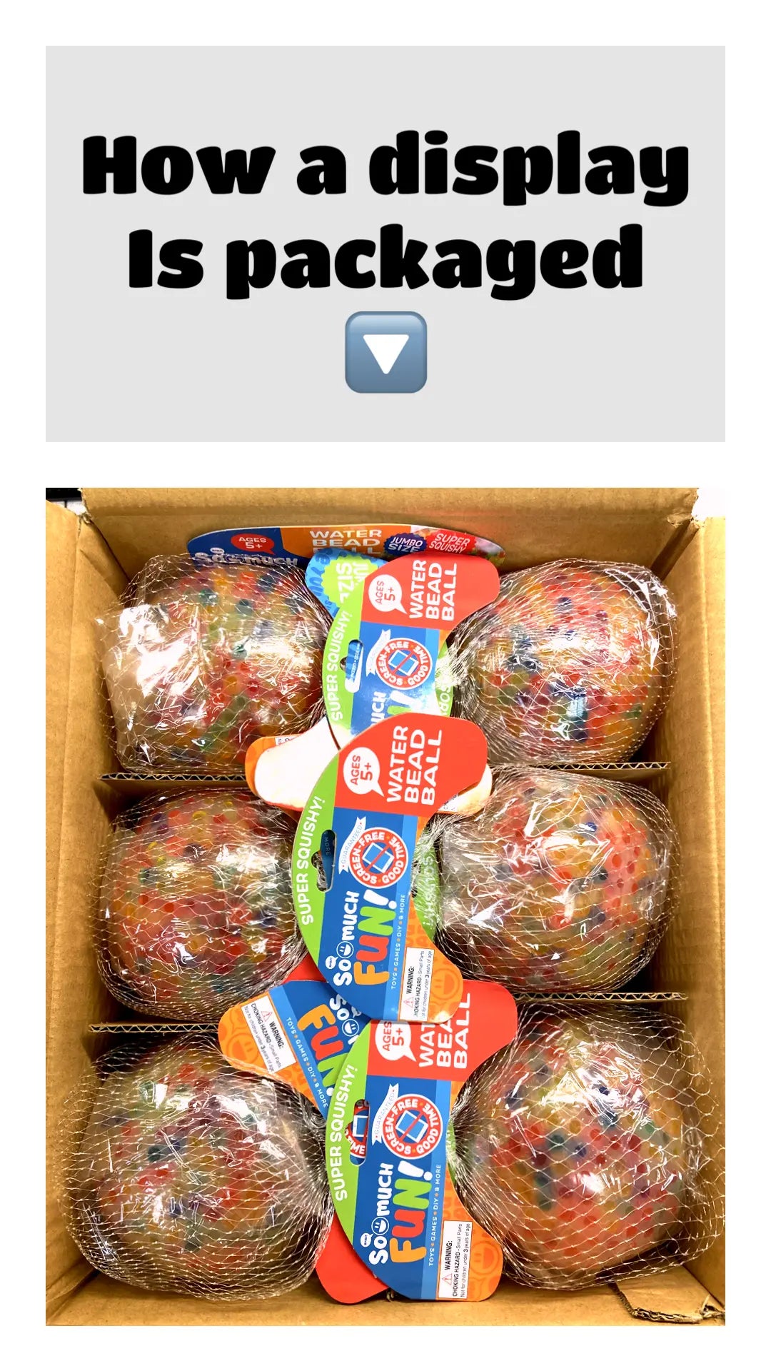 Squish and Squeeze Giant Water Ball - 12 Pieces Per Pack 23270 KIPP BROTHERS